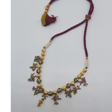 Indian traditional necklace set in jadtar by 