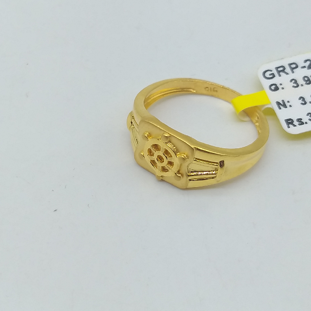 Buy quality 916 GOLD PLAIN CASTING GENTS RING in Ahmedabad